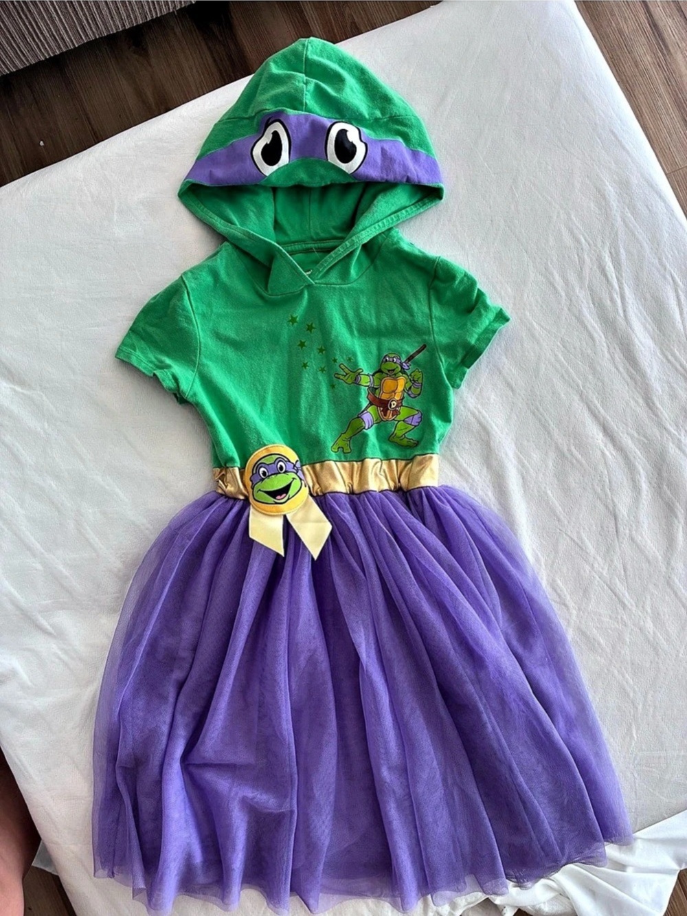 Nickelodeon Teenage Mutant Ninja Turtles Donatello Tutu Dress Costume Donatello
